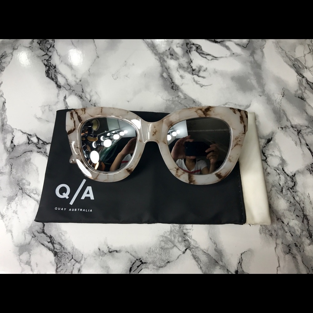 Quay Sugar & Spice Marble Sunnies
